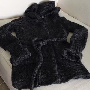 JCrew Vintage wool hooded cardigan